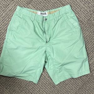 MEN'S POPLIN SHORT/ RELAXED FIT size 34x 10 green